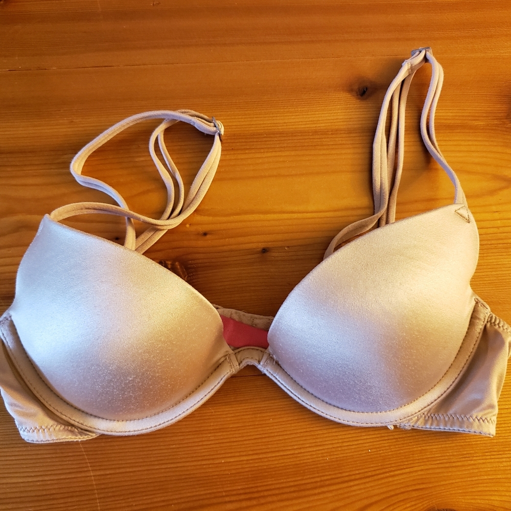 PINK Push Up Plunge Bra